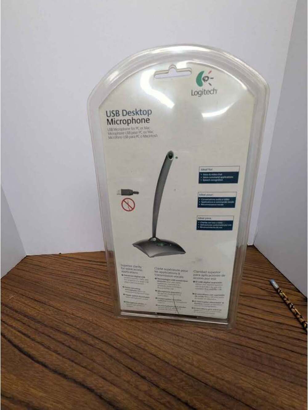Logitech USB Desktop Microphone - Picture 2 of 3